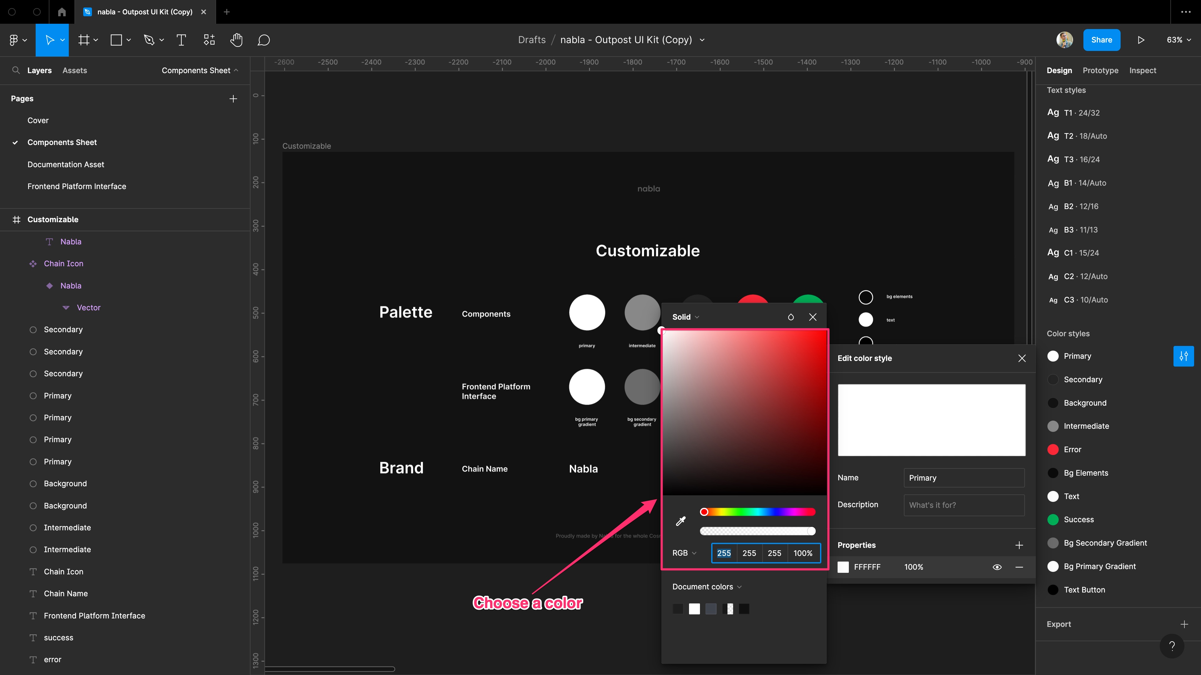 choose the colour Choose the colour image